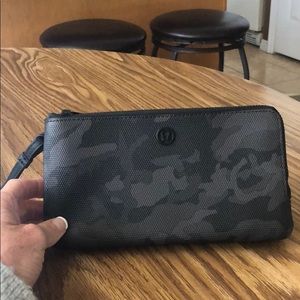 Lululemon double zip wallet